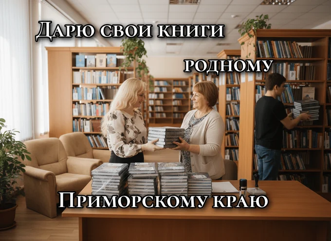 Дарим книги Приморскому краю